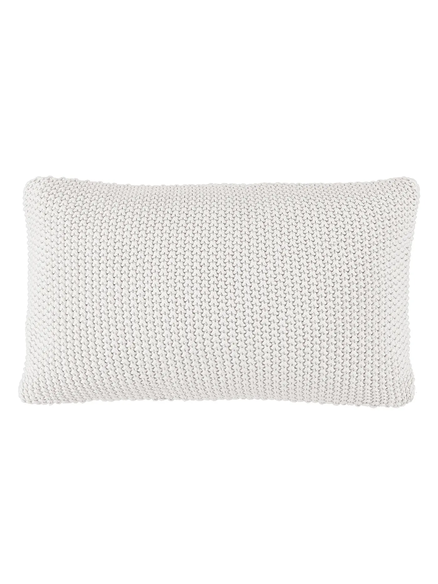 MARC O'POLO HOME | Zierkissen Nordic Knit 30x60cm Garden Green | creme